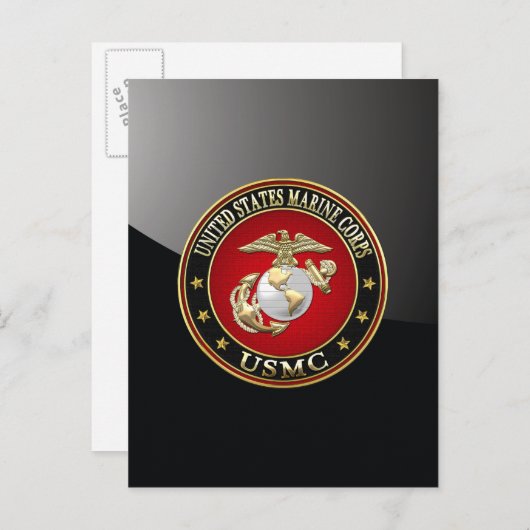 Carte Postale USMC EGA [édition spéciale] [3D] (Devant / Derrière)