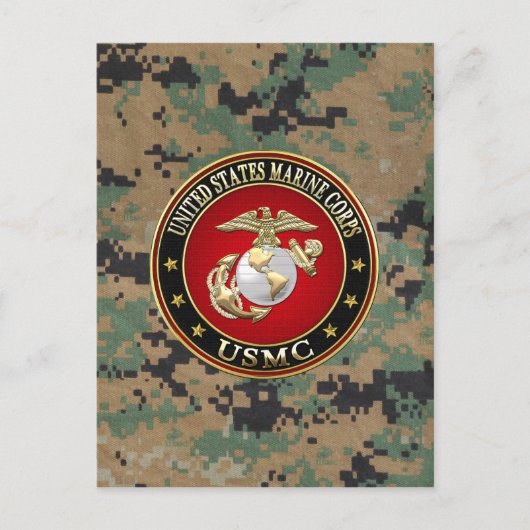Carte Postale USMC EGA [édition spéciale] [3D] (Devant)