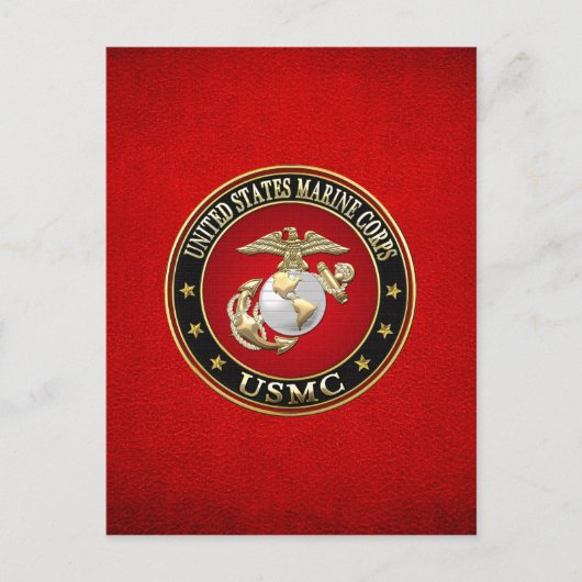 Carte Postale USMC EGA [édition spéciale] [3D] (Devant)