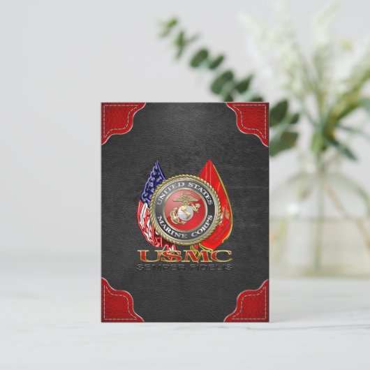 Carte Postale USMC Semper Fi [édition spéciale] [3D] (Debout devant)