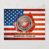Carte Postale USMC Semper Fi [édition spéciale] [3D] (Devant)