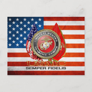 Carte Postale USMC Semper Fi [édition spéciale] [3D]