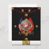 Carte Postale USMC Semper Fi [édition spéciale] [3D] (Devant / Derrière)