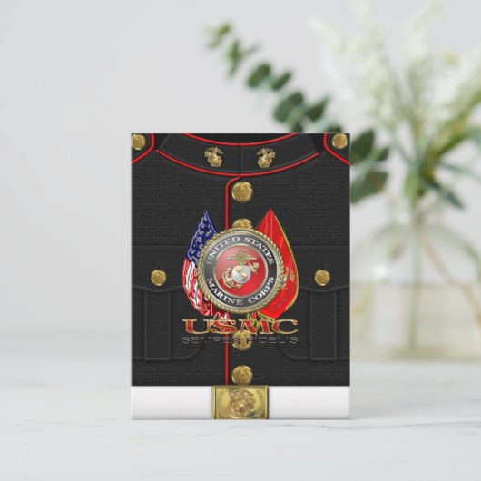 Carte Postale USMC Semper Fi [édition spéciale] [3D] (Debout devant)