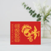 Carte Postale USMC Semper Fidelis [Semper Fi] (Debout devant)