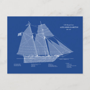 Carte Postale USRC Alexander Hamilton - ABD