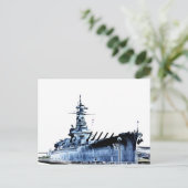 Carte Postale USS Alabama Battleship Memorial Park (Debout devant)