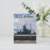 Carte Postale USS Alabama Battleship Museum - Mobile, AL (Debout devant)