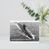 CARTE POSTALE USS ALEXANDER HAMILTON (Debout devant)