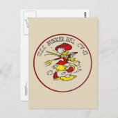 Carte Postale USS Bunker Hill (Devant / Derrière)