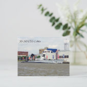 Carte postale USS Cobia SS245 (Debout devant)