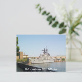 Carte Postale USS Croaker et USS Little Rock (Debout devant)