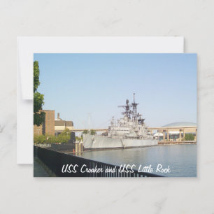 Carte Postale USS Croaker et USS Little Rock