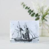 Carte Postale USS Enterprise (Debout devant)