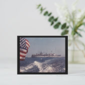 Carte Postale USS Fulton AS-11 (Debout devant)