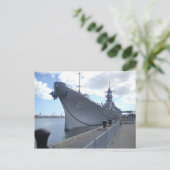 Carte Postale USS Missouri (Debout devant)