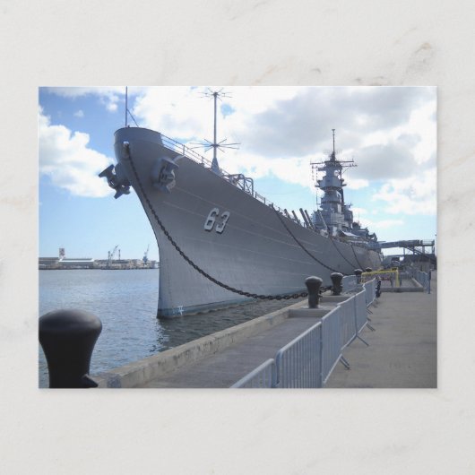Carte Postale USS Missouri (Devant)