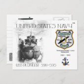Carte Postale USS Plunger ssn-595 SUBMARINE POSTCARD (Devant / Derrière)