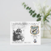 Carte Postale USS Plunger ssn-595 SUBMARINE POSTCARD (Debout devant)