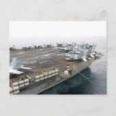 Carte Postale Uss Reagan (CVN-76) (Devant)