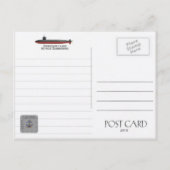 Carte postale USS RICHARD B. RUSSELL SSN-687 SOUS- (Dos)