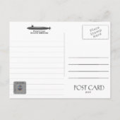 CARTE POSTALE USS THRESHER SSN-593 SOUS-MARINE POSTCARD (Dos)