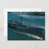Carte Postale USS Tripoli", LPH 10 (Devant / Derrière)