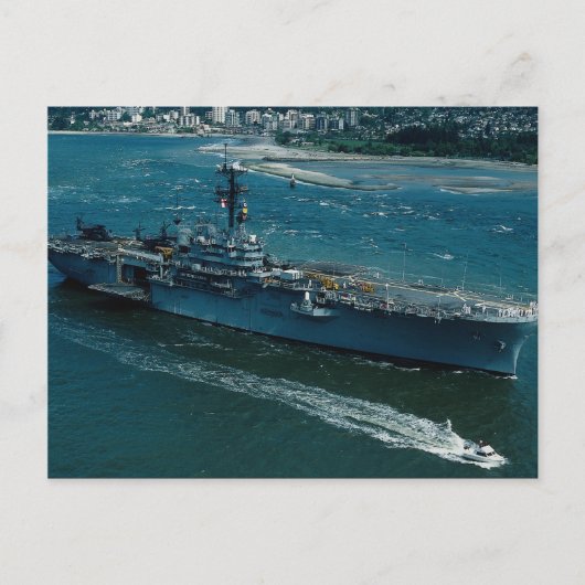 Carte Postale USS Tripoli", LPH 10 (Devant)