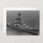 Carte Postale USS Wisconsin (BB-64) (Devant / Derrière)