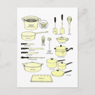 Carte Postale Ustensiles africains