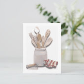 Carte Postale Ustensiles de cuisine (Debout devant)