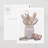 Carte Postale Ustensiles de cuisine (Devant / Derrière)