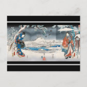 Carte Postale Utagawa Hiroshige - Conte de Genji (Devant)