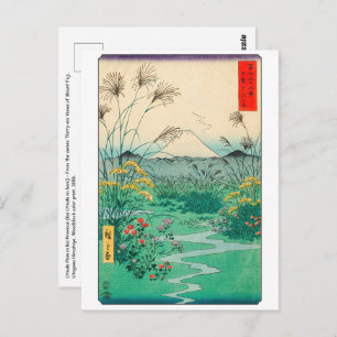 Carte Postale Utagawa Hiroshige - Plaine d'Otsuki dans la provin