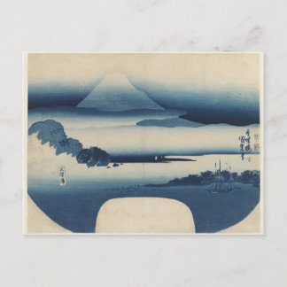 Carte Postale Utagawa Kunisada - Vue de Fuji depuis la baie de M