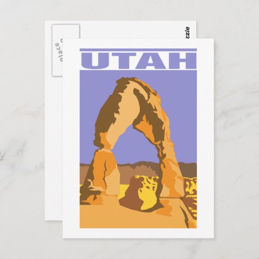 Carte Postale Utah (Devant / Derrière)