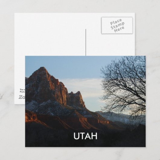 CARTE POSTALE UTAH (Devant / Derrière)