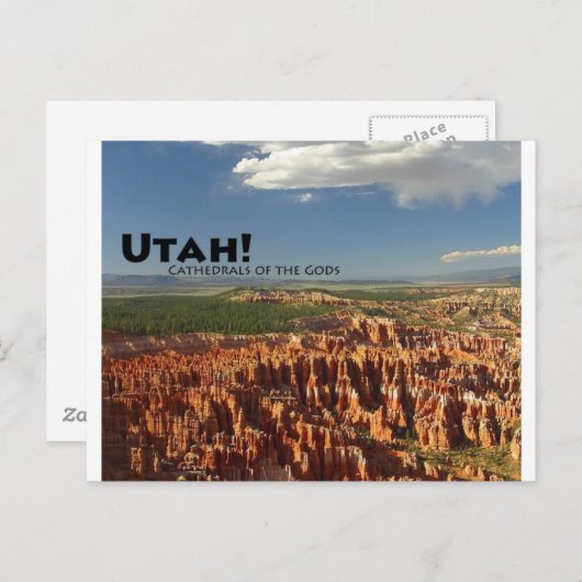Carte Postale Utah (Devant / Derrière)