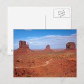 Carte Postale Utah. Arizona Border Navajo Nation (Devant / Derrière)