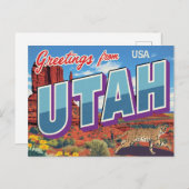 Carte Postale Utah Desert Bobcat Monument Valley (Devant / Derrière)