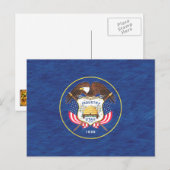 CARTE POSTALE UTAH FLAG (Devant / Derrière)