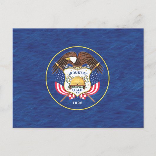 CARTE POSTALE UTAH FLAG (Devant)
