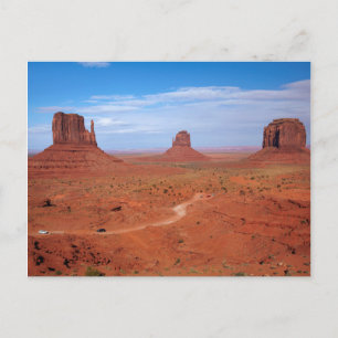 Carte Postale Utah. Frontière de l'Arizona, Nation Navajo, Monum
