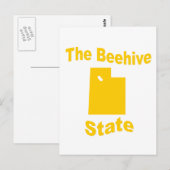 Carte Postale Utah : L'État de Beehive (Devant / Derrière)