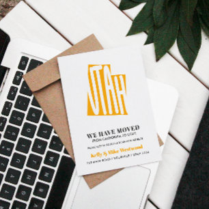 Carte Postale UTAH Nous avons déménagé Nouvelle adresse Nouvelle