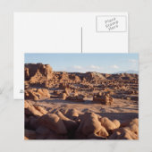 Carte Postale Utah, parc d'État de Goblin Valley, Grès (Devant / Derrière)