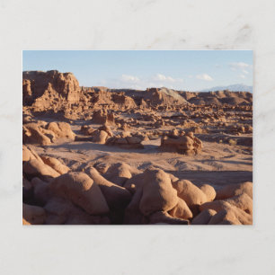 Carte Postale Utah, parc d'État de Goblin Valley, Grès