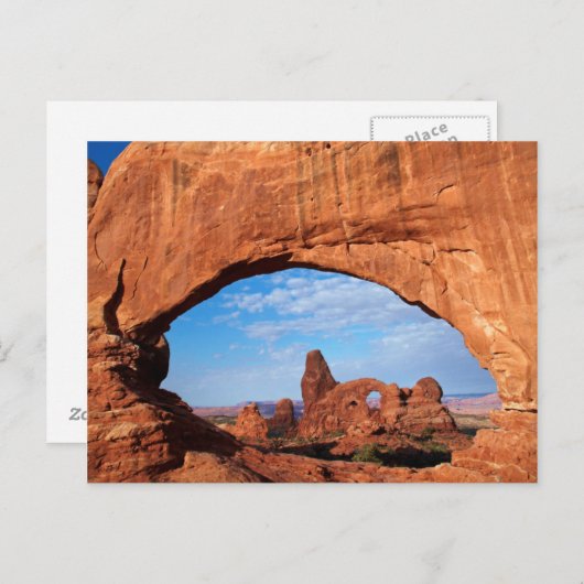 Carte Postale Utah, Parc National des Arches, Arc Turret 2 (Devant / Derrière)