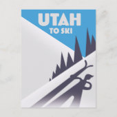 Carte Postale Utah pour skier (Devant)