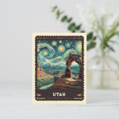 Carte Postale Utah | Vincent Van Gogh inspiré (Debout devant)